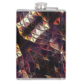 奇妙なシェイプを生成する三角形のミラーリング フラスク (裏面)