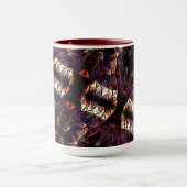 奇妙なシェイプを生成する三角形のミラーリング マグカップ (中央)