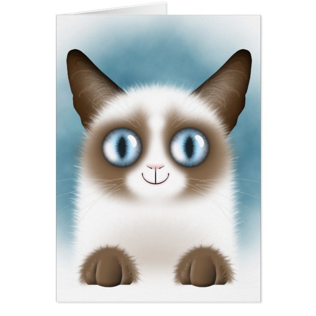 奇妙なシャム猫 (正面)