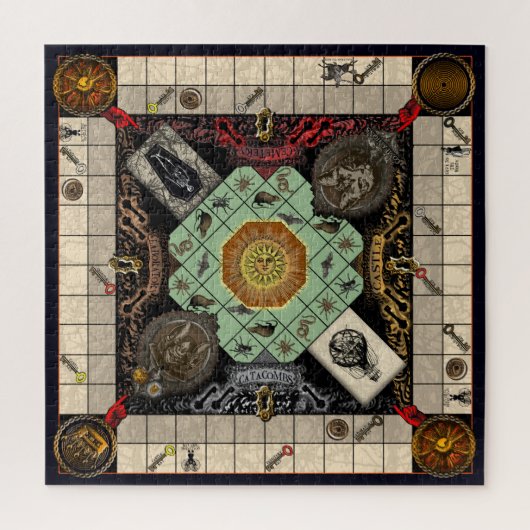 奇妙なジャーニーのゲーム盤 ジグソーパズル (縦)