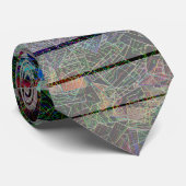 奇妙なストライプカラフルの傷と線 ネクタイ (ロール)