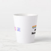 奇妙なストレートのマグカップ カフェラテマグ (正面)