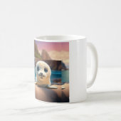 奇妙なチップムンク収集ナット – 自然インスパイア- コーヒーマグカップ (正面右)