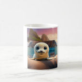 奇妙なチップムンク収集ナット – 自然インスパイア- コーヒーマグカップ (中央)