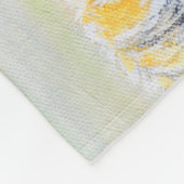 奇妙なトラ絵画ガの フリースブランケット (角)