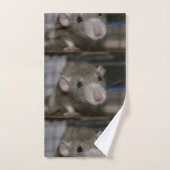 奇妙なネズミ バスタオルセット (ハンドタオル)