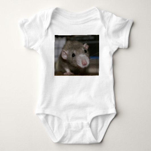 奇妙なネズミ ベビーボディスーツ (正面)