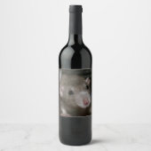 奇妙なネズミ ワインラベル (正面)