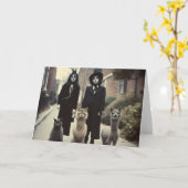 奇妙なハロウィーンのインスタントダウンロードまたは カード (黄色い花)