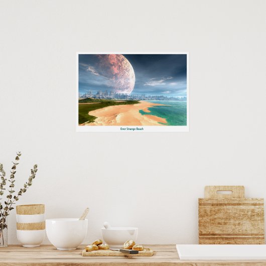 奇妙なビーチ ポスター (キッチン)