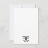 奇妙なフェロー象徴的なバニタス サンキューカード (裏面)