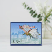 奇妙なフライト – 休暇から戻る ポストカード (スタンド正面)