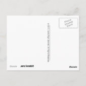 奇妙なフライト – 休暇から戻る ポストカード (裏面)