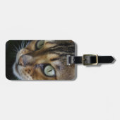 奇妙なベンガル猫 ラゲッジタグ (正面横)