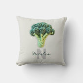 奇妙なミニマエレガントリストのクロチェットブロッコリー名 クッション (正面)