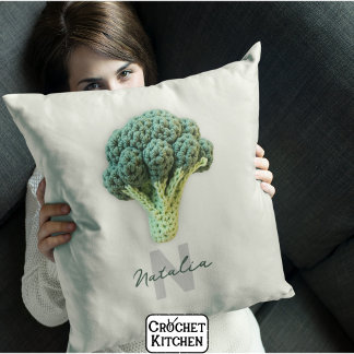 奇妙なミニマエレガントリストのクロチェットブロッコリー名 クッション