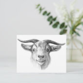 奇妙なヤギG124 ポストカード (スタンド正面)