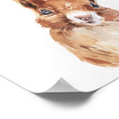 奇妙なリス子供部屋チャイルドウッドランド ポスター (角)