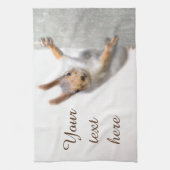 奇妙なリス キッチンタオル (縦)