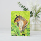 奇妙なリス – Wildlife Art ポストカード (スタンド正面)