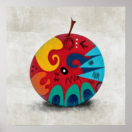 奇妙なリンゴのポスター・ウォール・アート ポスター (正面)