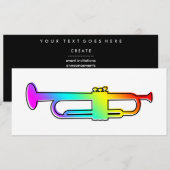 奇妙なレックス・トランペット 招待状 (正面/裏面)