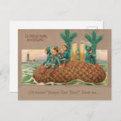 奇妙なロシアの年賀状 ポストカード (正面/裏面)