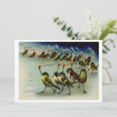 奇妙なヴィンテージのマッチをした鳥の群れ シーズンカード (スタンド正面)