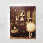 奇妙なヴィンテージビクトリアン衣装パーティー ポストカード (正面/裏面)