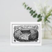 奇妙なヴィンテージポテト広告 ポストカード (スタンド正面)