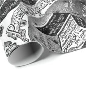 奇妙なヴィンテージポテト広告 ラッピングペーパー (ロールコーナー)