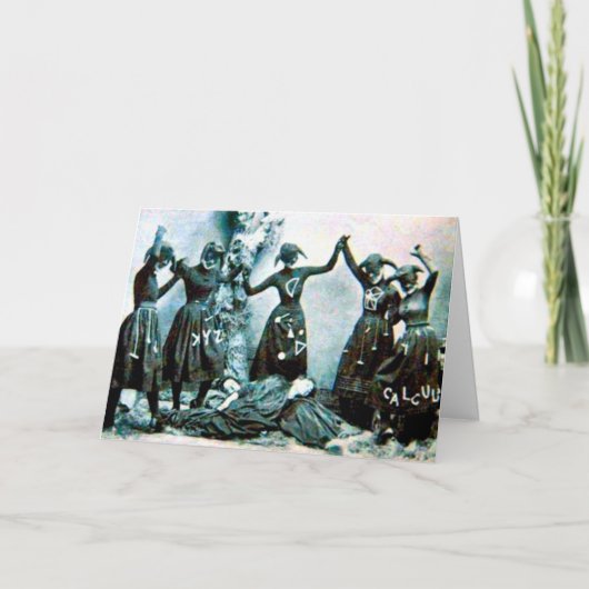 奇妙なヴィンテージ誕生日カード カード (正面)