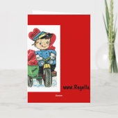 奇妙な不気味なヴィンテージバレンタインカード12 シーズンカード (裏面)