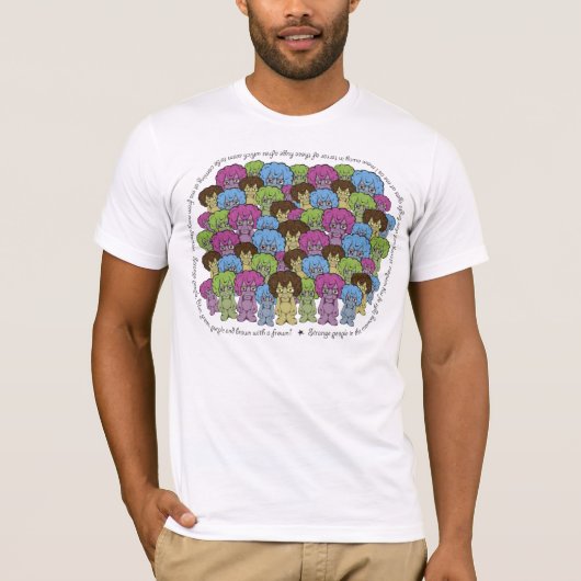 奇妙な人々T--ワイシャツ Tシャツ (正面)
