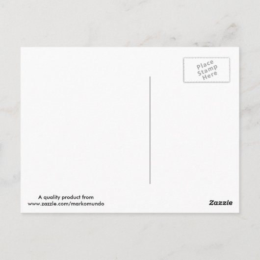 奇妙な奇妙なハロウィーンの衣装、ヴィンテージ ポストカード (裏面)