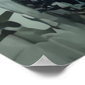 奇妙な奇妙な人のポートレート | AI Art ポスター (角)