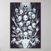 奇妙な奇妙な家族のポートレート | AI Art ポスター (正面)