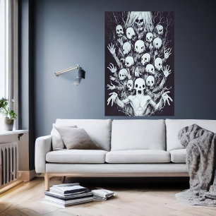 奇妙な奇妙な家族のポートレート   AI Art ポスター