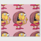 奇妙な女性の包装紙 ラッピングペーパー (フラット)