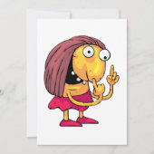 奇妙な女性の招待状 招待状 (正面)