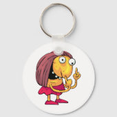 奇妙な女性キーチェーン キーホルダー (裏面)