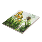 奇妙な妖精 – 妖精とトアドストール タイル (側面)