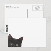 奇妙な子猫デジ絵画タルズ ポストカード (正面/裏面)