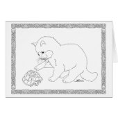 奇妙な子猫 (正面横)