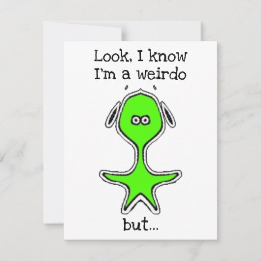 奇妙な小さな奴(緑) シーズンカード (正面)