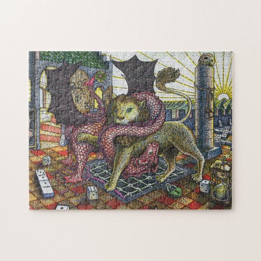 奇妙な幻想のパズル ジグソーパズル (横)