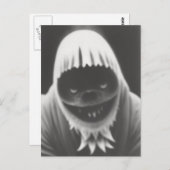奇妙な怪獣ハロウィンハガキ ポストカード (正面/裏面)