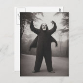 奇妙な怪獣ハロウィンハガキ ポストカード (正面/裏面)