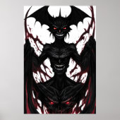 奇妙な怪獣ポートレート | AI Art ポスター (正面)