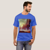 奇妙な惑星のSF都市1 Tシャツ (正面フル)